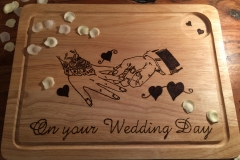 On your wedding day